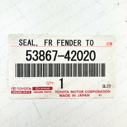 NEW GENUINE TOYOTA  13-18 RAV4  LEFT FENDER TO COWL HOOD SIDE SEAL OEM