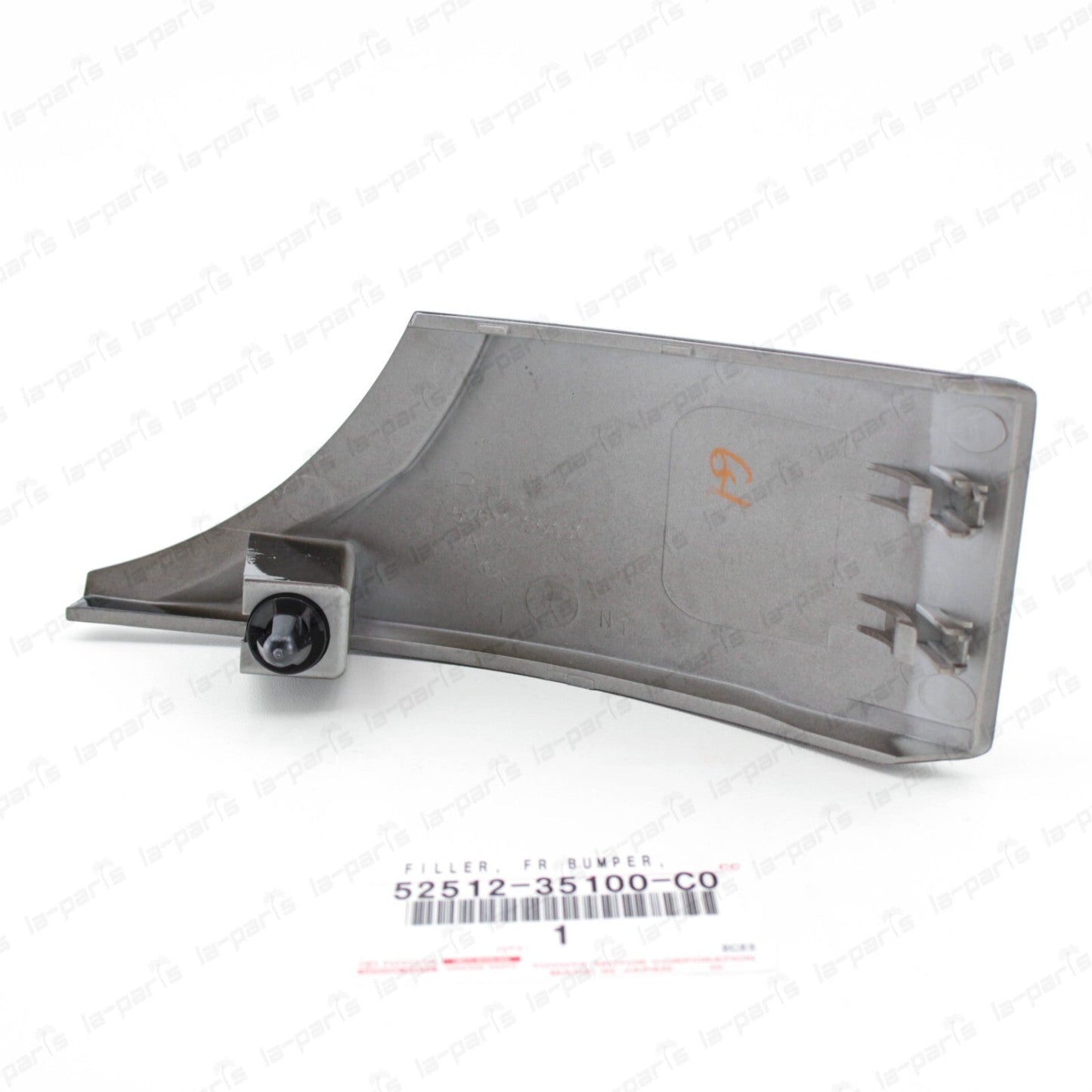 New Genuine Toyota FJ Cruiser 07-14 BLACK Front RH Bumper Filler 52512-35100-C0