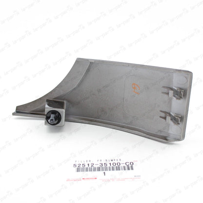 New Genuine Toyota FJ Cruiser 07-14 BLACK Front RH Bumper Filler 52512-35100-C0