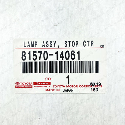 NEW GENUINE TOYOTA SUPRA JZA80 REAR TRUNK BRAKE LIGHT CENTER STOP LAMP