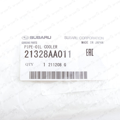 New Genuine OEM Subaru 2002-2009 Front Engine Oil Cooler Line 21328AA011