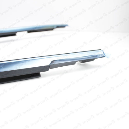 New Genuine Toyota Lc Lexus Lx450 91-97 Front Door Belt Mouldings Set Chrome