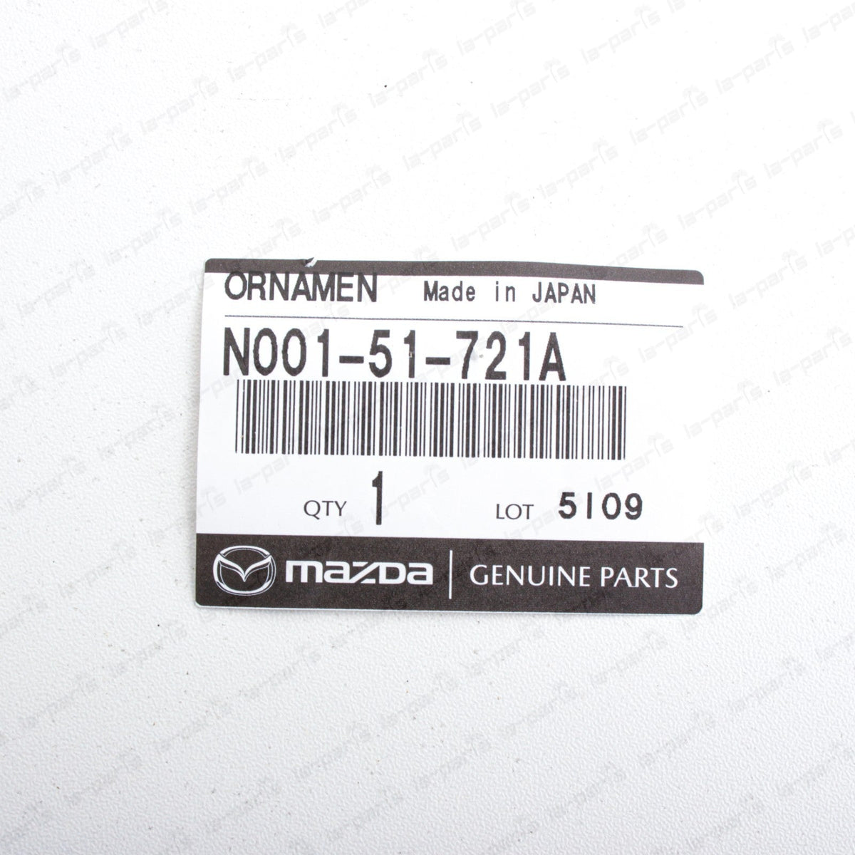 New Genuine OEM Mazda MX-5 Miata Rear Red Roadster Badge N001-51-721A