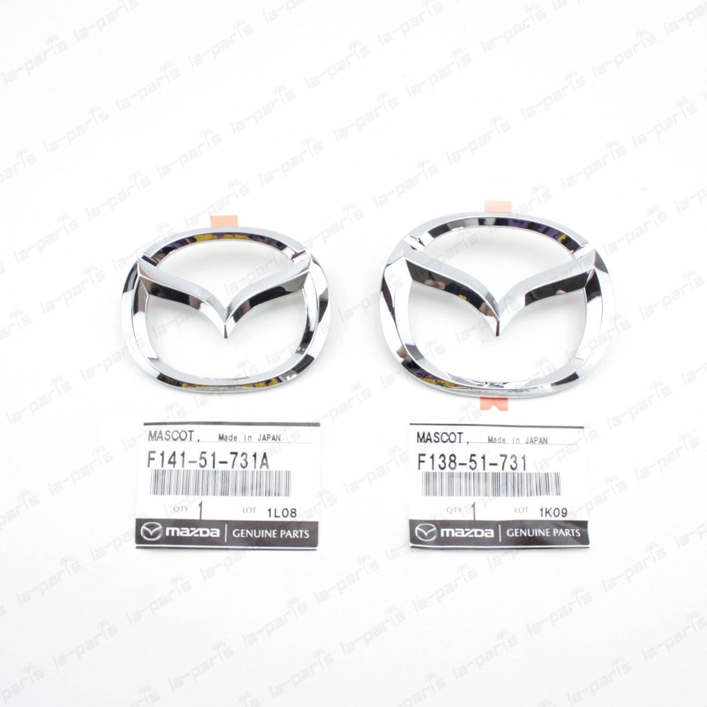 NEW GENUINE MAZDA RX-7 FD3S FRONT & REAR BADGE EMBLEM SET JDM SPIRIT R