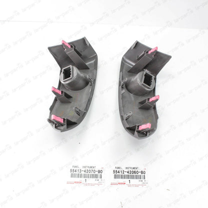 New Genuine Toyota Rav4 06-12  Center Instrument Cluster Finish Panel Trim PAIR