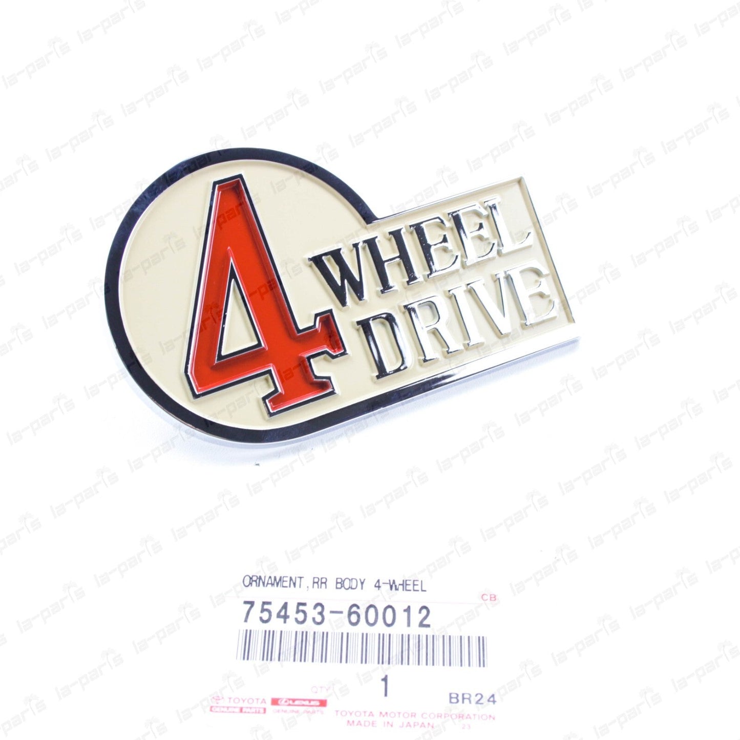NEW GENUINE FOR TOYOTA 69-80 LAND CRUISER REAR FJ40 BJ40 4WD EMBLEM 75453-60012