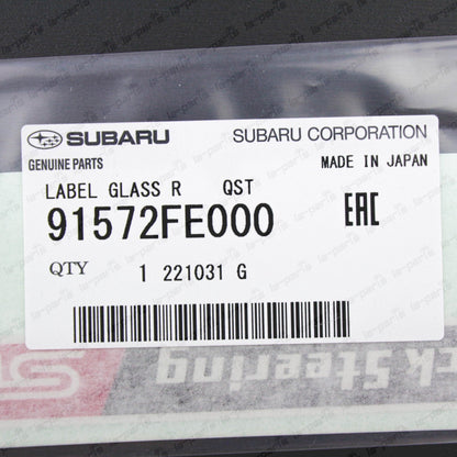 Genuine Subaru 02-07 Impreza WRX STi GDB Rear Quick Steering STi Decal Sticker