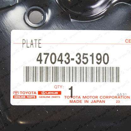 Genuine Toyota 00-02 4Runner Tacoma Tundra Passenger Rear Brake Backing Plate