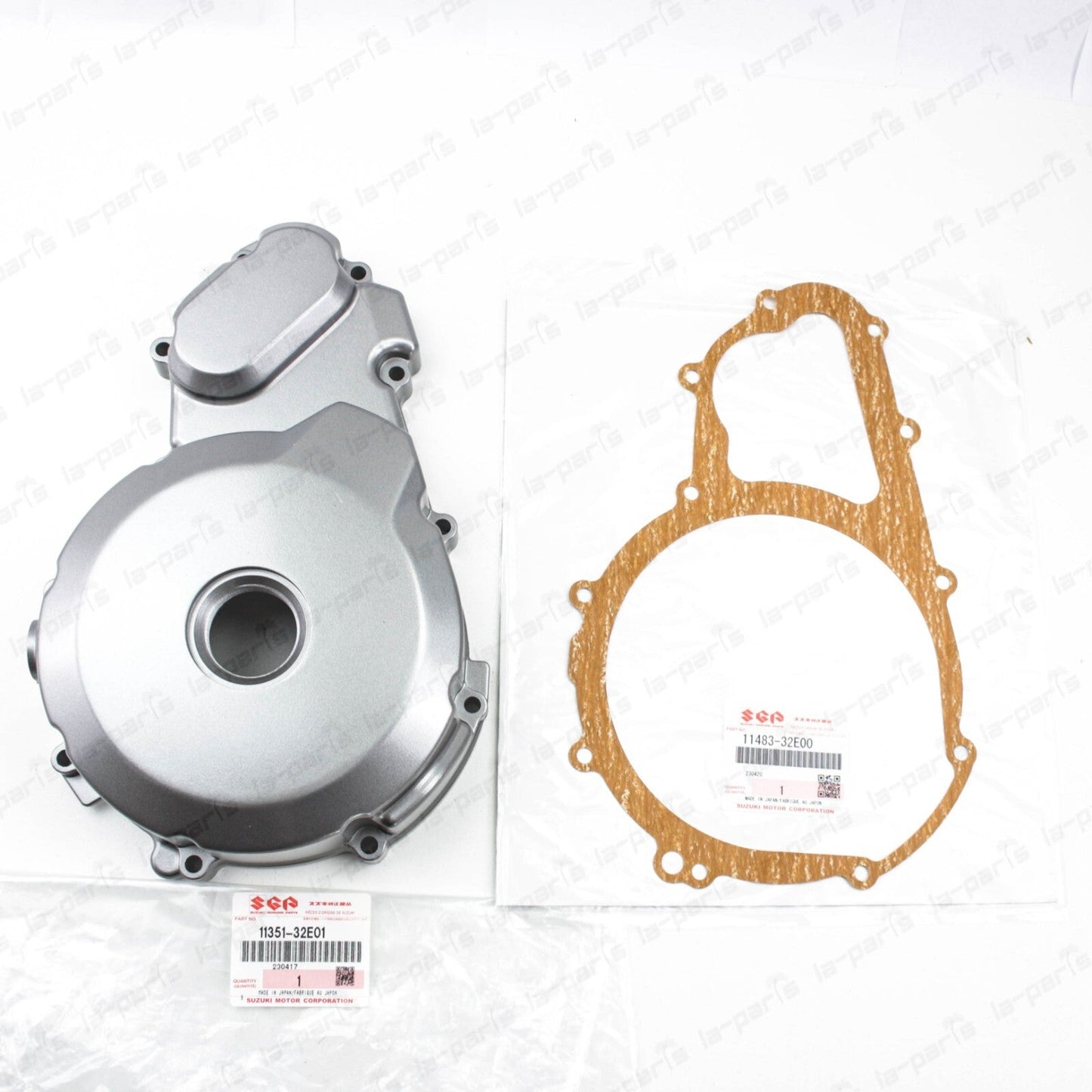 New Genuine Suzuki DR650SE Magneto Cover & Gasket SET 11351-32E01 & 11483-32E00