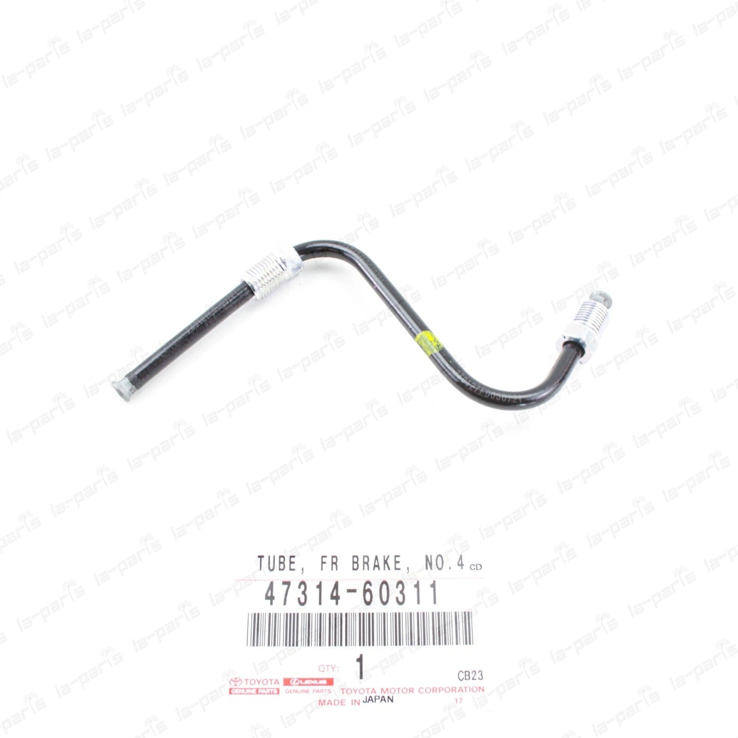 Genuine Toyota 10-18 4Runner FJ Cruiser GX460 Front Brake Tube NO.4 47314-60311