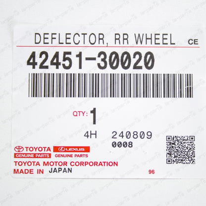 Genuine Lexus 06-15 IS250 IS350 GS Rear Wheel Bearing Dust Deflector 42451-30020