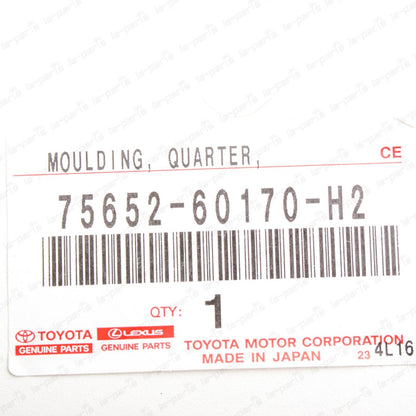 Genuine Toyota 98-03 Land Cruiser Driver Quarter Panel Molding 75652-60170-H2