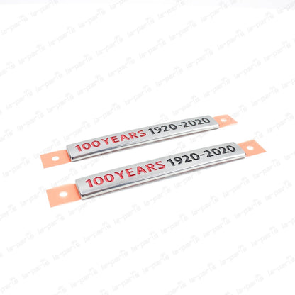 GENUINE MAZDA CX-3 CX-5 CX-8 100TH ANNIVERSARY REAR ORNAMENT BADGE 2PCS