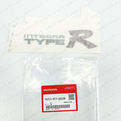 NEW GENUINE HONDA  ACURA 94-01 INTEGRA DC2 REAR TYPE-R DECAL SILVER OUTLINE