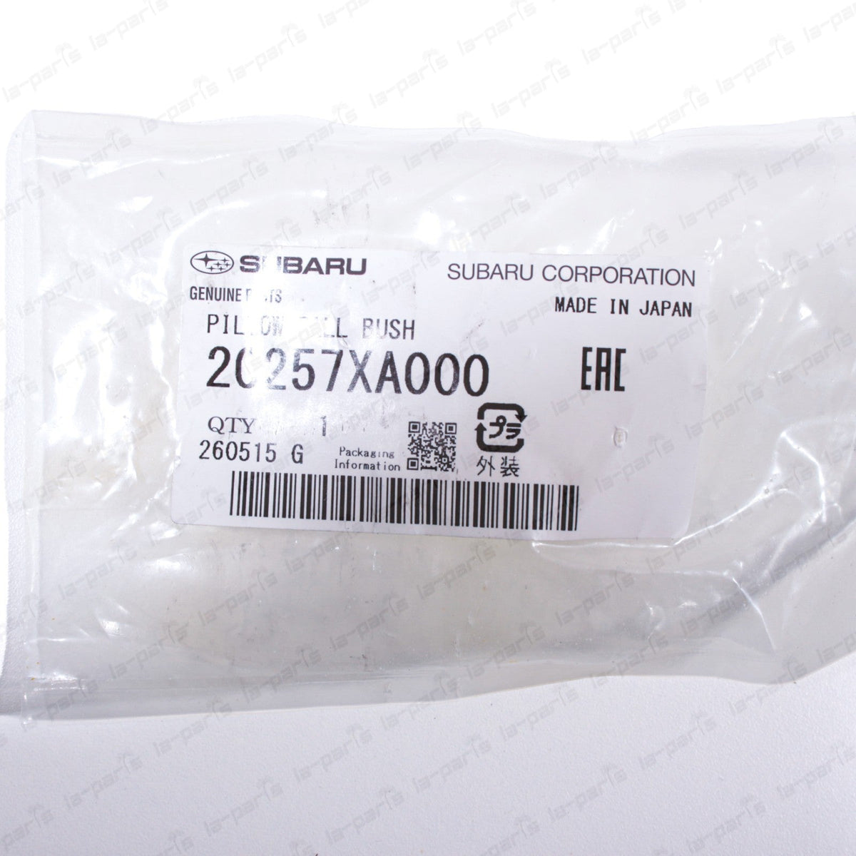 New Genuine OEM Subaru 06-25 Rear Suspension Knuckle Bushing 20257XA000