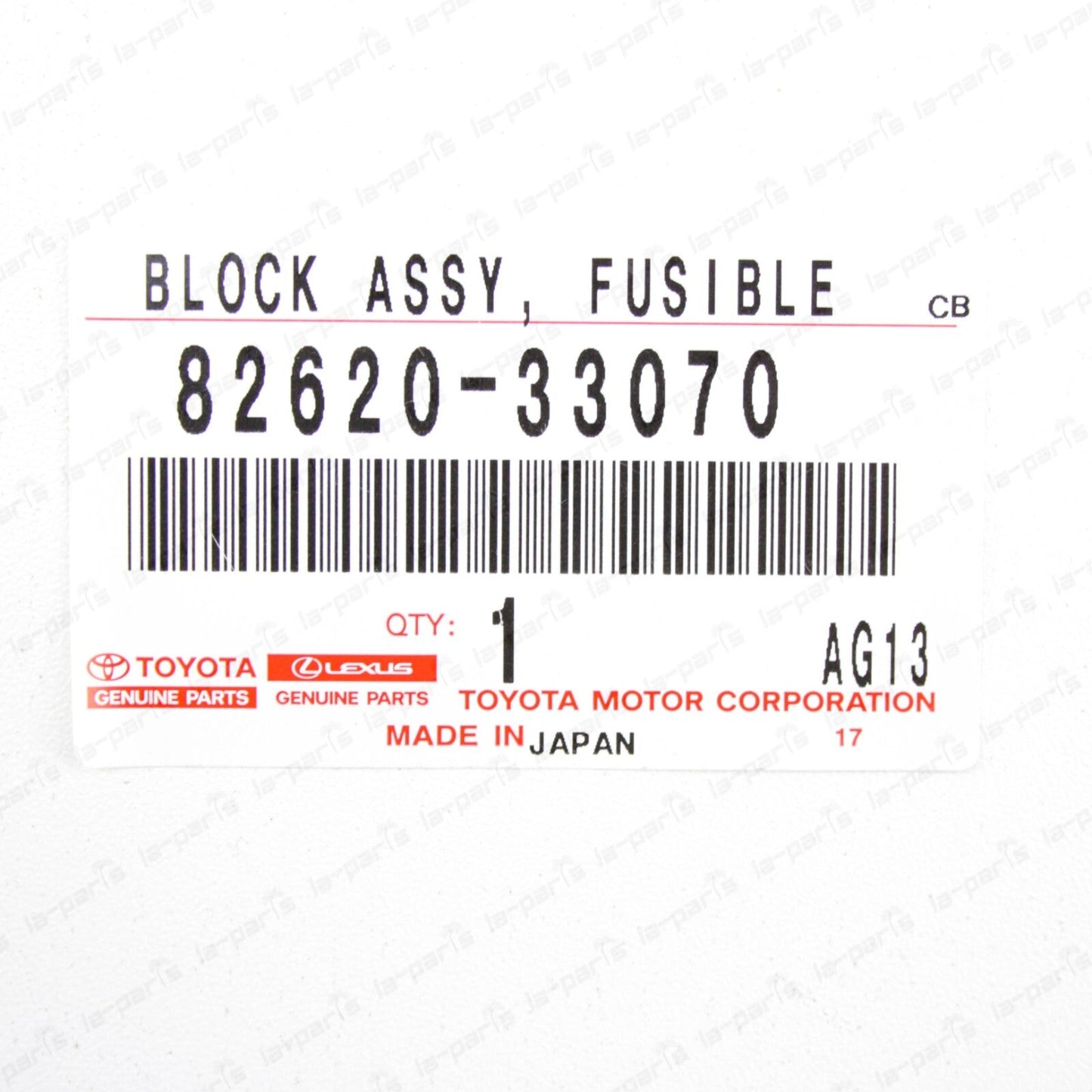 New Genuine Toyota 13-18 Avalon Camry ES300h Fusible Link Block 82620-33070
