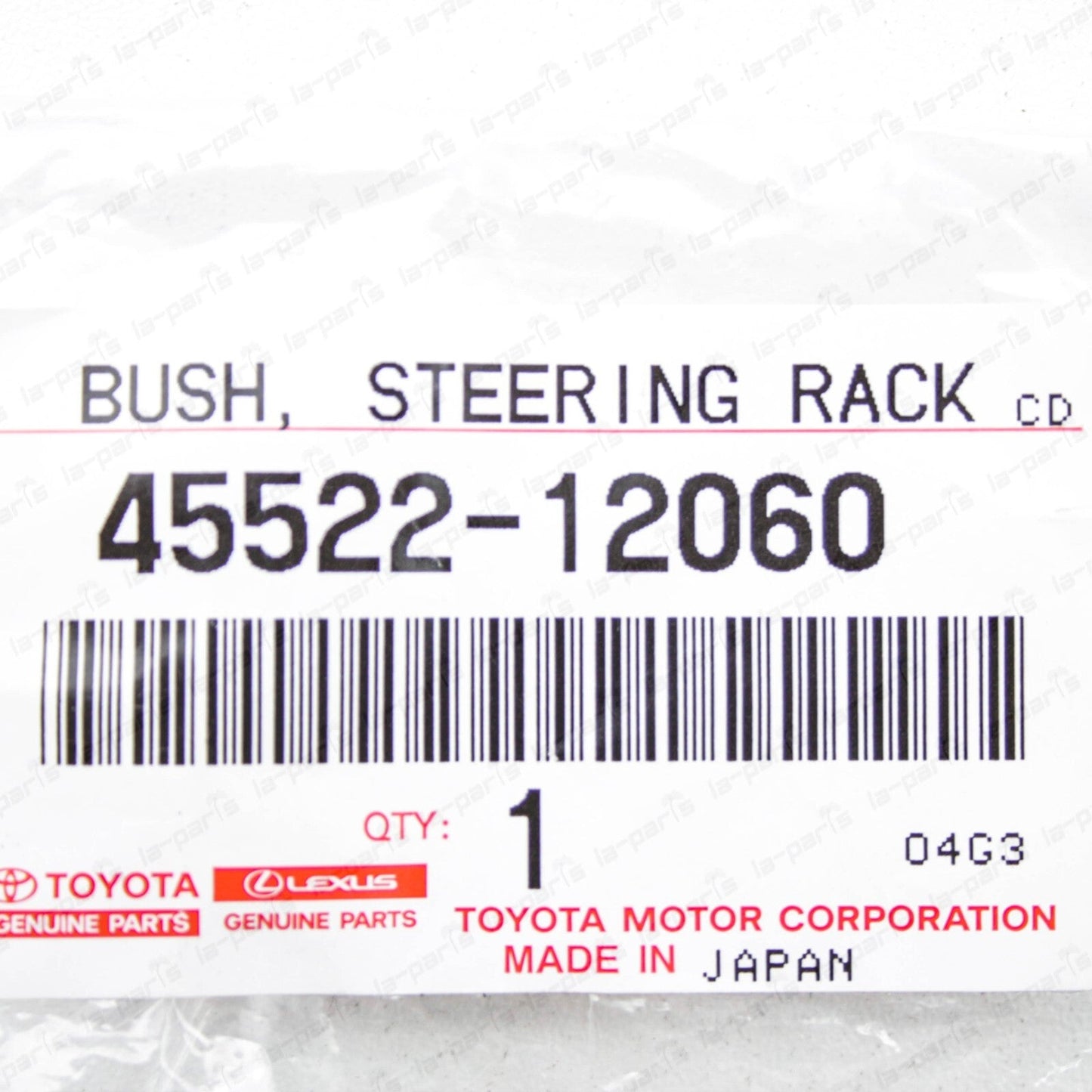 New Genuine OEM Toyota 92-97 Corolla Steering Rack Bush 45522-12060