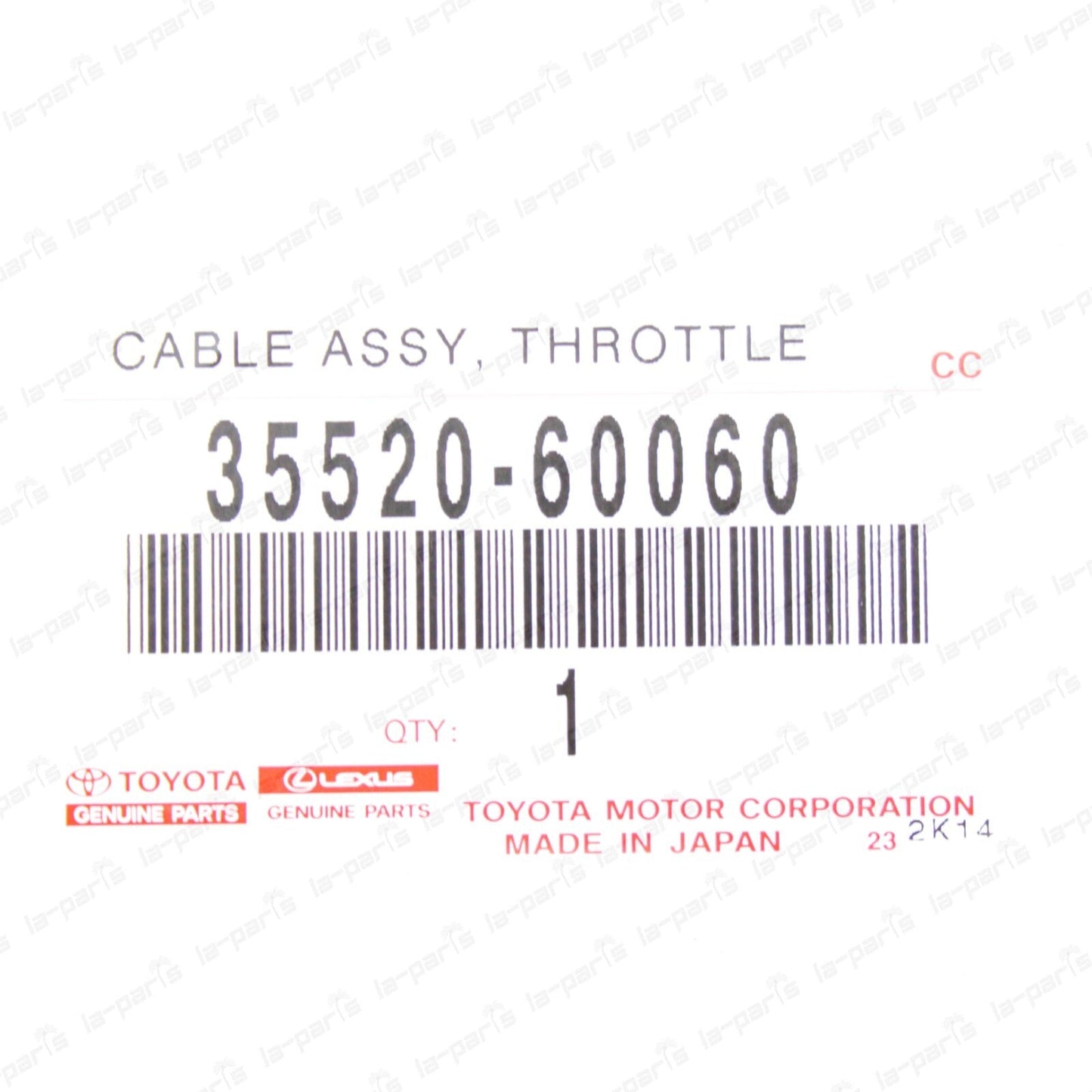 New Genuine Toyota Land Cruiser FZJ 80 100 Series Accelerator Cable 35520-60060