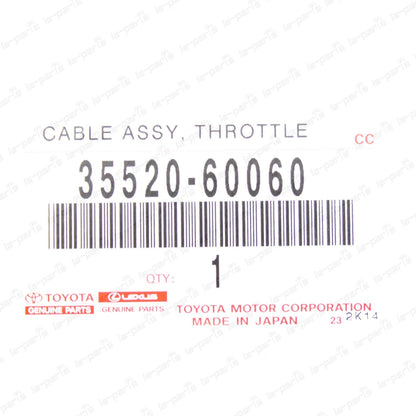 New Genuine Toyota Land Cruiser FZJ 80 100 Series Accelerator Cable 35520-60060