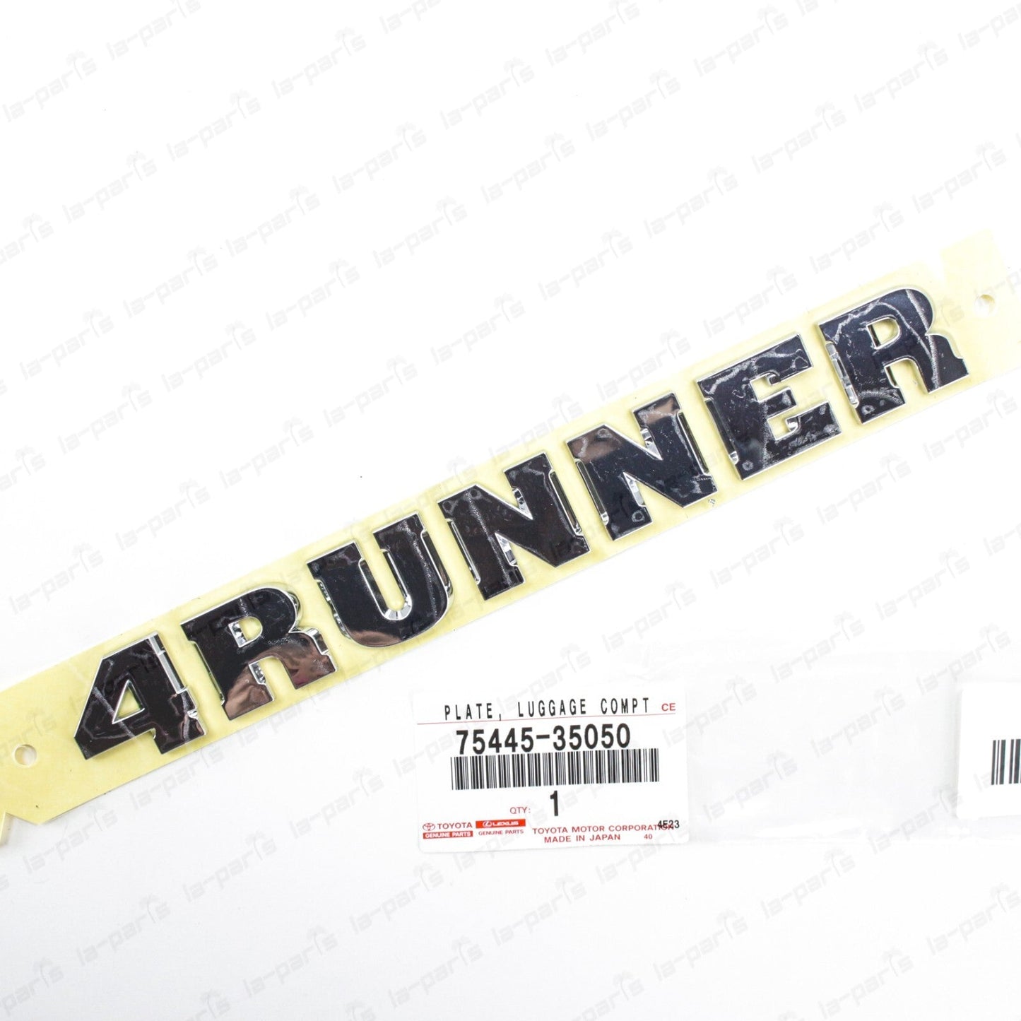 New Genuine Toyota 03-09 4RUNNER Tailgate Rear CHROME Emblem 75445-35050