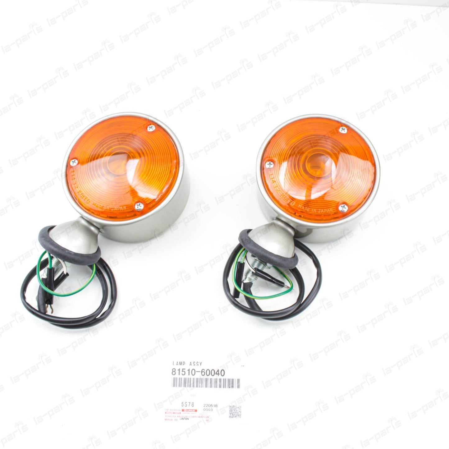 NEW GENUINE TOYOTA LAND CRUISER FJ40 FJ43 FJ45 TURN SIGNAL LIGHT LAMP SET OF 2