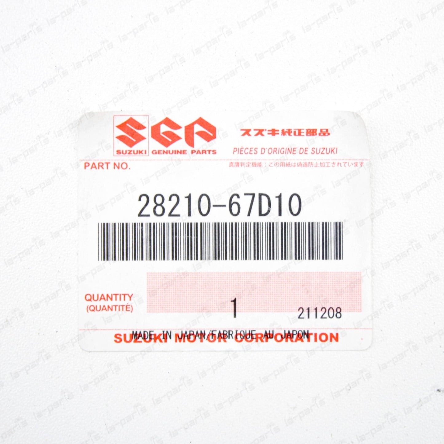 NEW GENUINE SUZUKI 99-01 GRAND VITARA SHIFT SELECT CABLE ASSY 28210-67D10