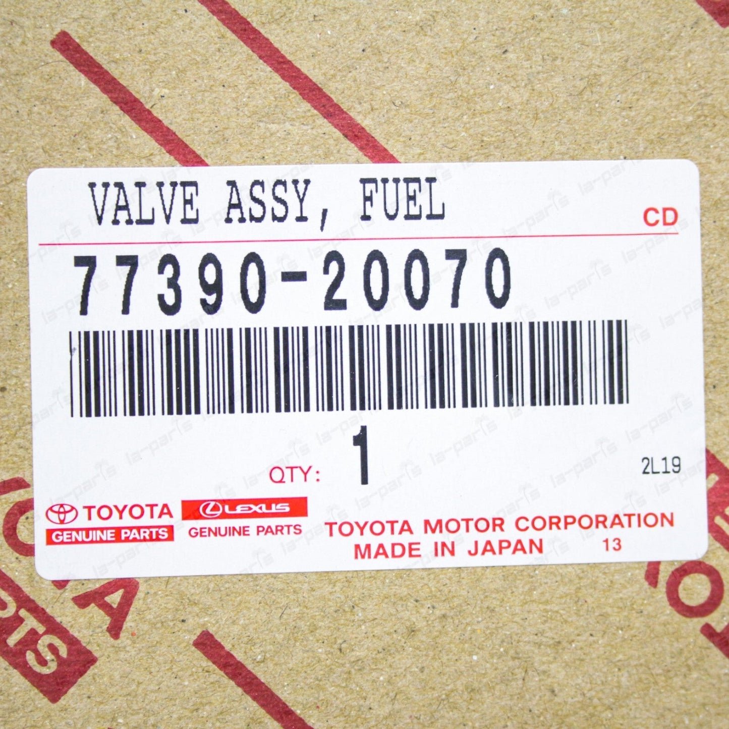 Genuine Toyota Celica MR2 Spyder Rav4 Fuel Tank Overfill Check Valve 77390-20070