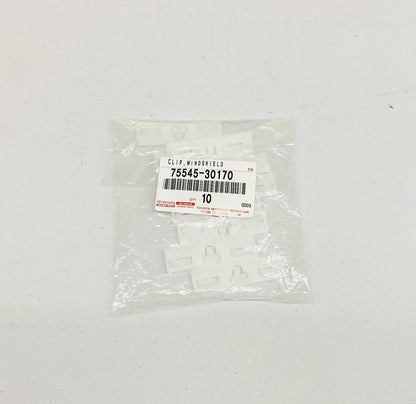 NEW GENUINE FOR LEXUS IS250 IS350 2014-2018 WINDSHIELD SIDE MOULDING CLIPS SET