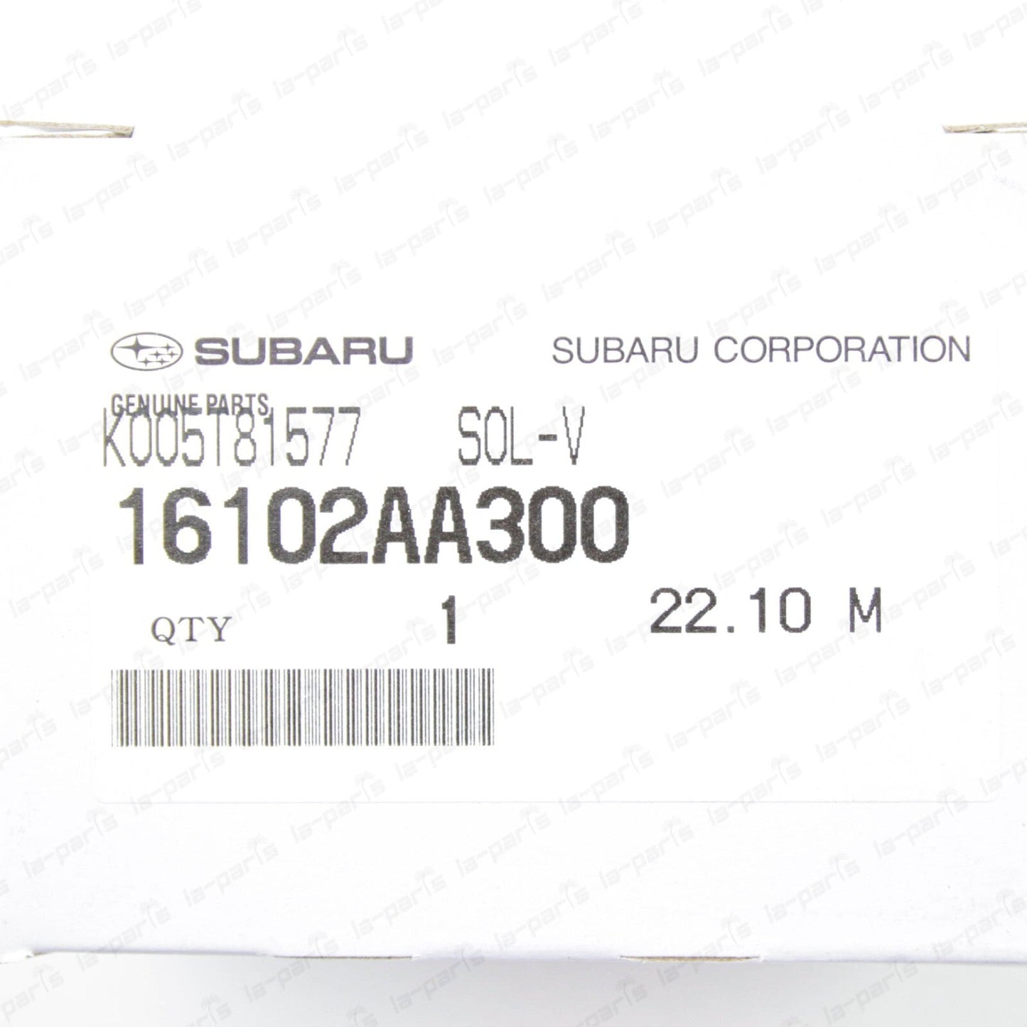 New Genuine Subaru 02-05 Impreza WRX Vapor Canister Purge Solenoid 16102AA300