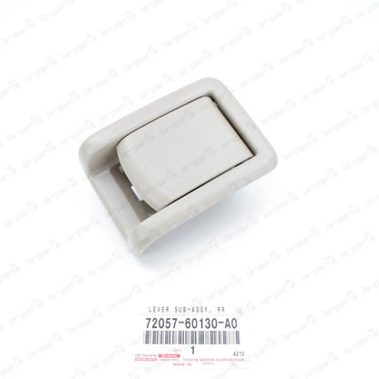 GENUINE TOYOTA LEVER SUB-ASSY, REAR SEAT LOCK CONTROL, RH/LH 72057-60130-A0