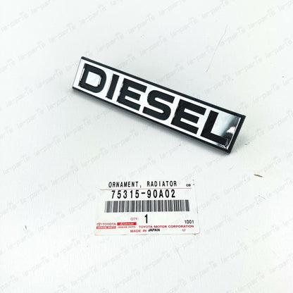 GENUINE TOYOTA LAND CRUISER BJ40 BJ60 FJ40 FRONT GRILL DIESEL EMBLEM BADGE