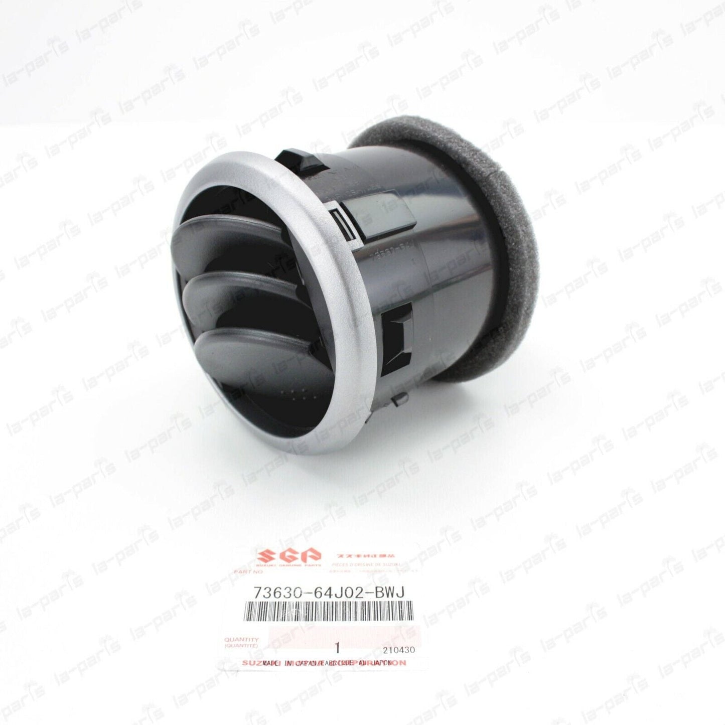 Genuine Suzuki 06-13 Grand Vitara Louver Side Vent Black/Gray 73630-64J02-Bwj