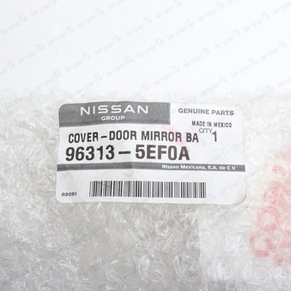 New Genuine OEM Nissan 20-25 Versa LH Driver Side Mirror Mount Cover 96313-5EF0A