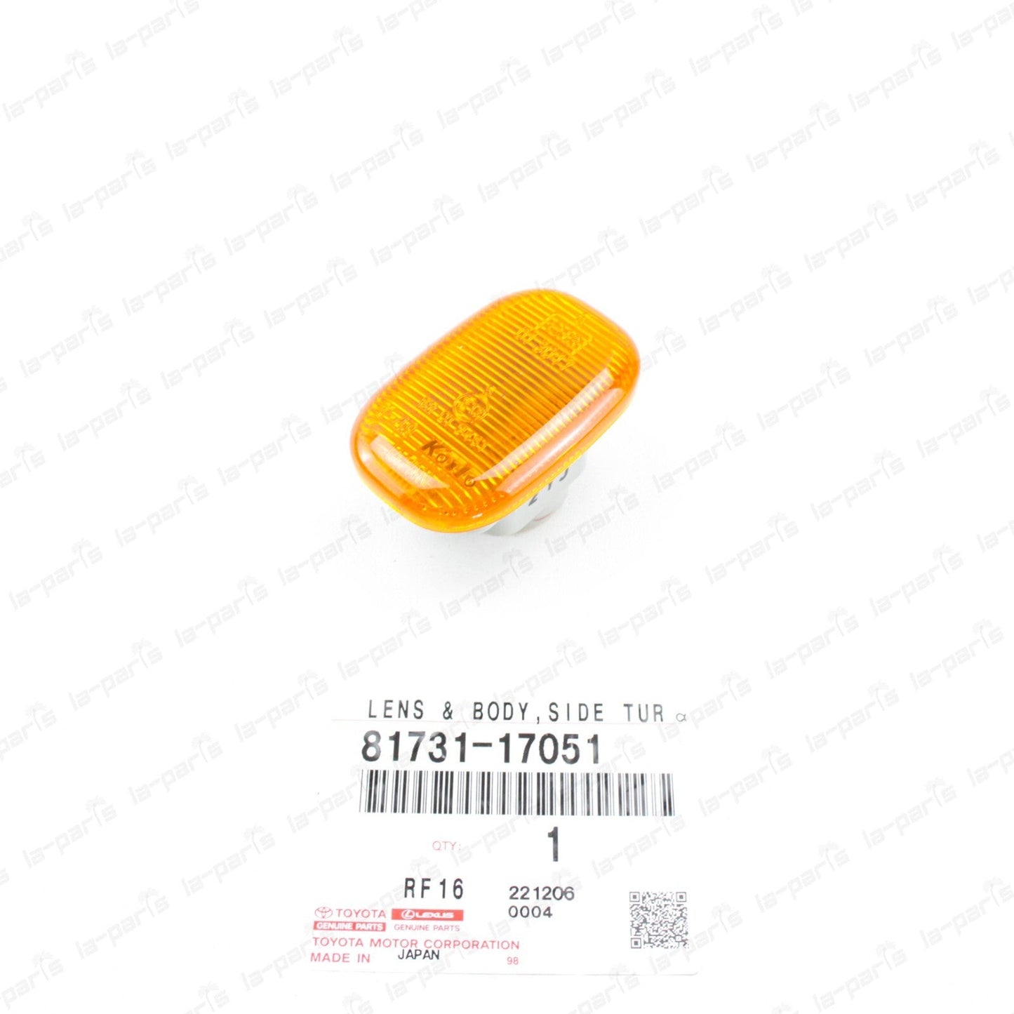 Genuine Toyota MR2 Supra Celica Amber Sidemarker Signal Lamps 81731-17051 2 PCS