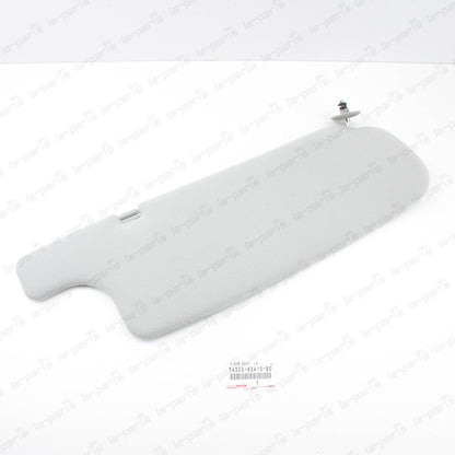 Genuine Toyota Land Cruiser 80 LX450 Driver Side Gray Sun Visor 74320-60410-B0
