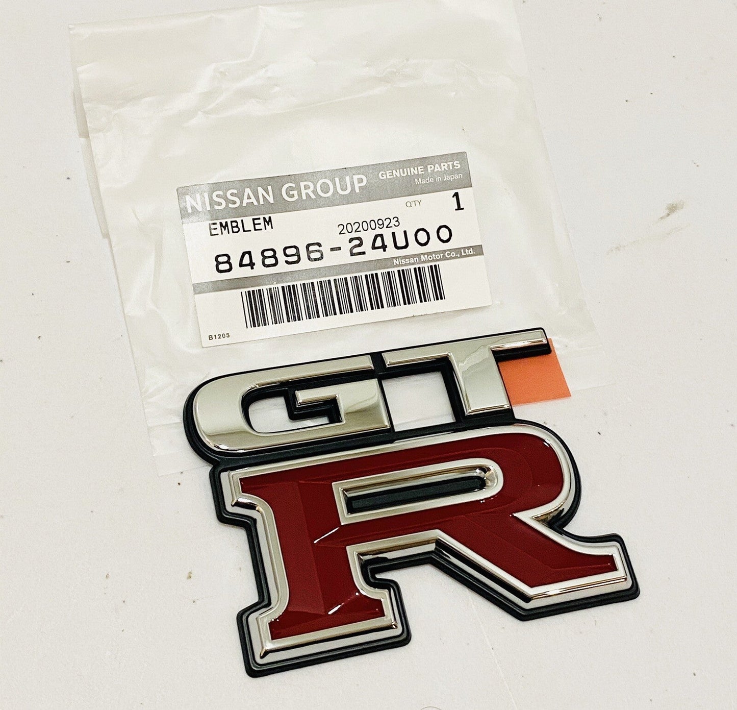 New Genuine For Nissan 95-98 Skyline GTR R33 Rear GT-R Emblem  84896-24U00