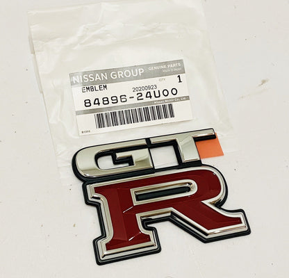 New Genuine For Nissan 95-98 Skyline GTR R33 Rear GT-R Emblem  84896-24U00