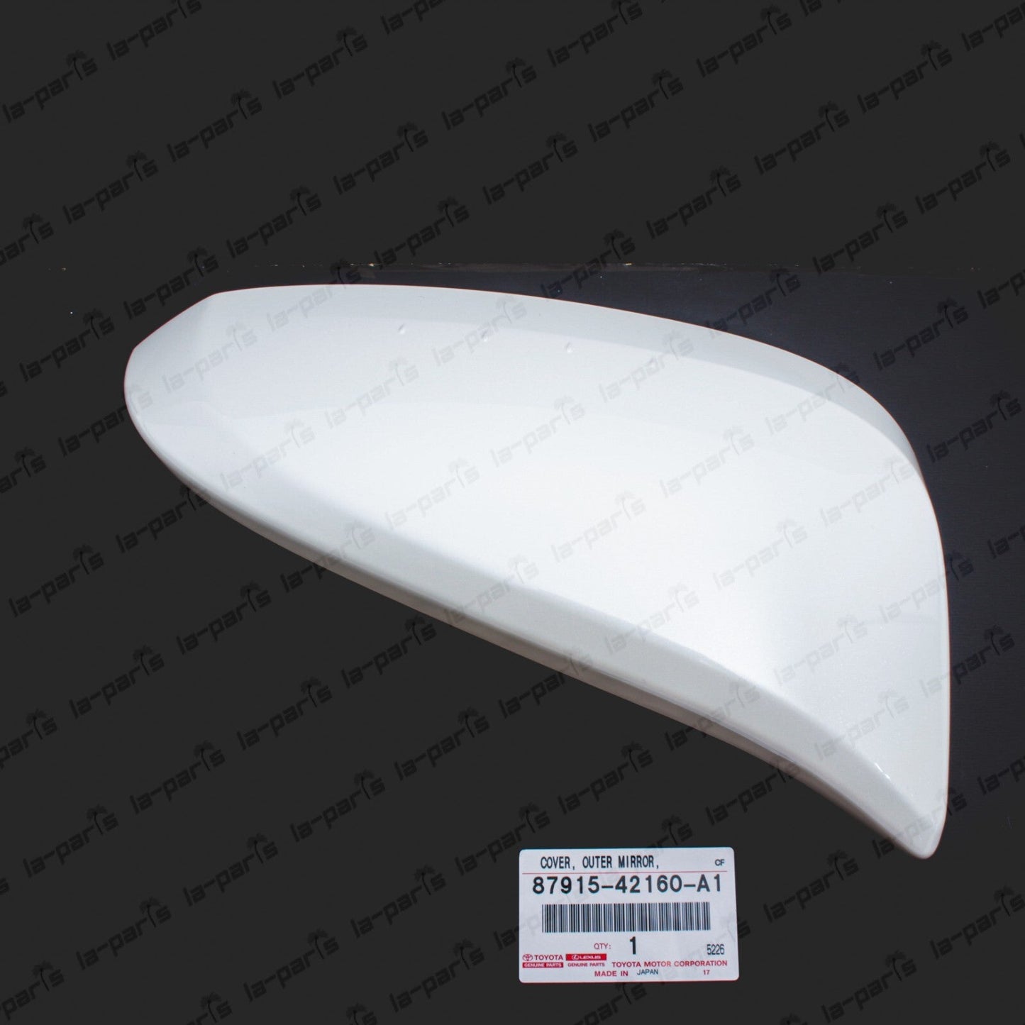New Genuine OEM Toyota 14-24 4Runner Passenger Side Mirror Cover White Pearl 070