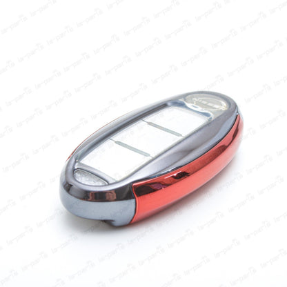 New Genune Nissan NISMO Intelligent Key Case Full Cover Chrome Red KWA10-60N10