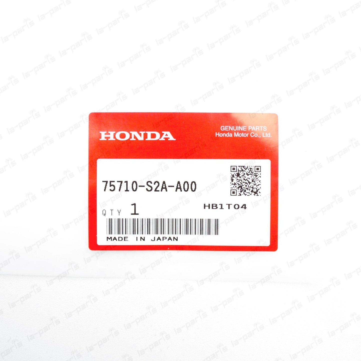 GENUINE HONDA 00-09 S2000 CR AP1 AP2 SIDE FENDER BLACK EMBLEMS BOTH SIDES