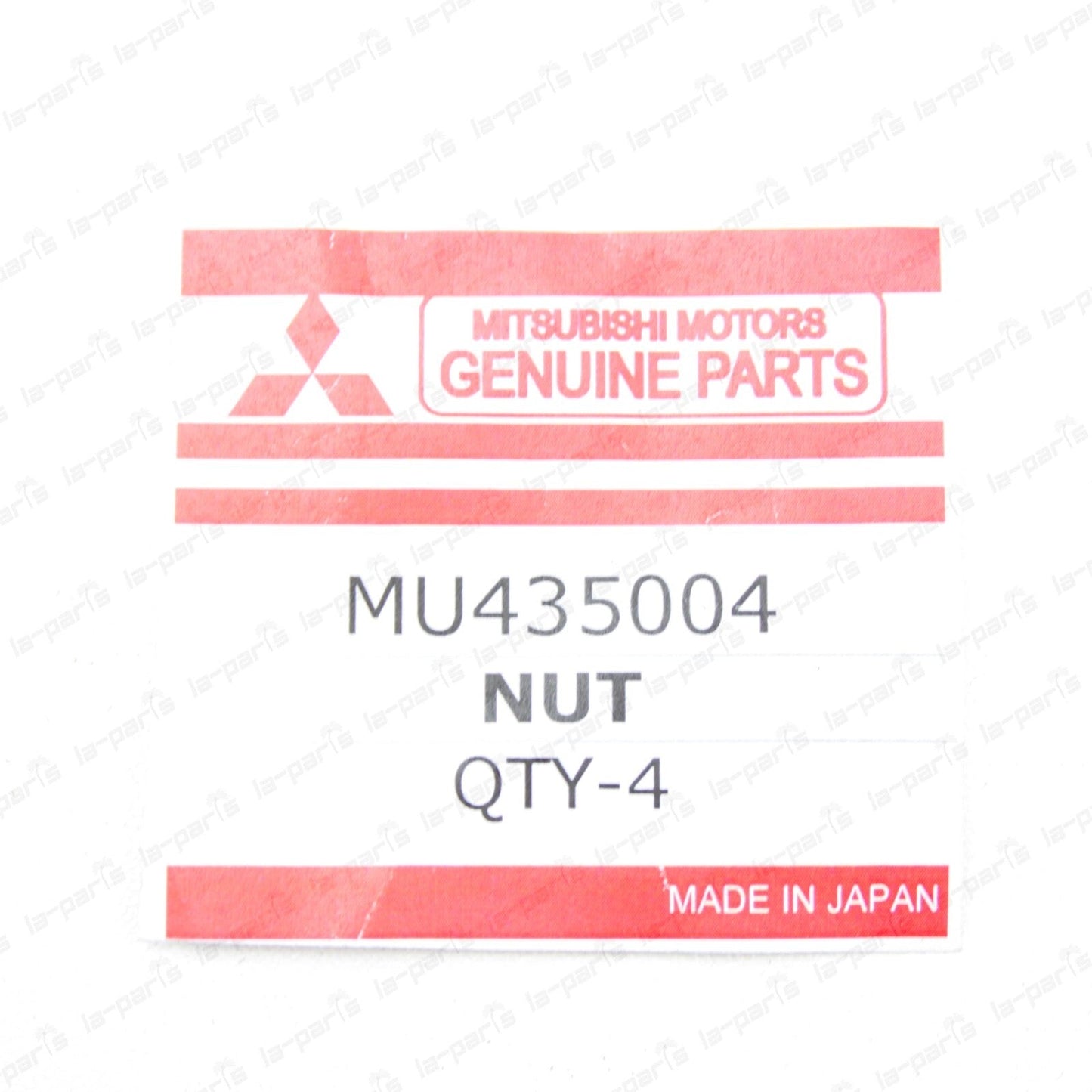 New Genuine Mitsubishi License Bracket Retainer Nut MU435004