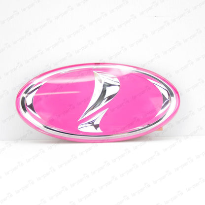 NEW GENUINE SUBARU IMPREZA WRX STI PINK "I" FRONT GRILL EMBLEM 4" X 2" BADGE