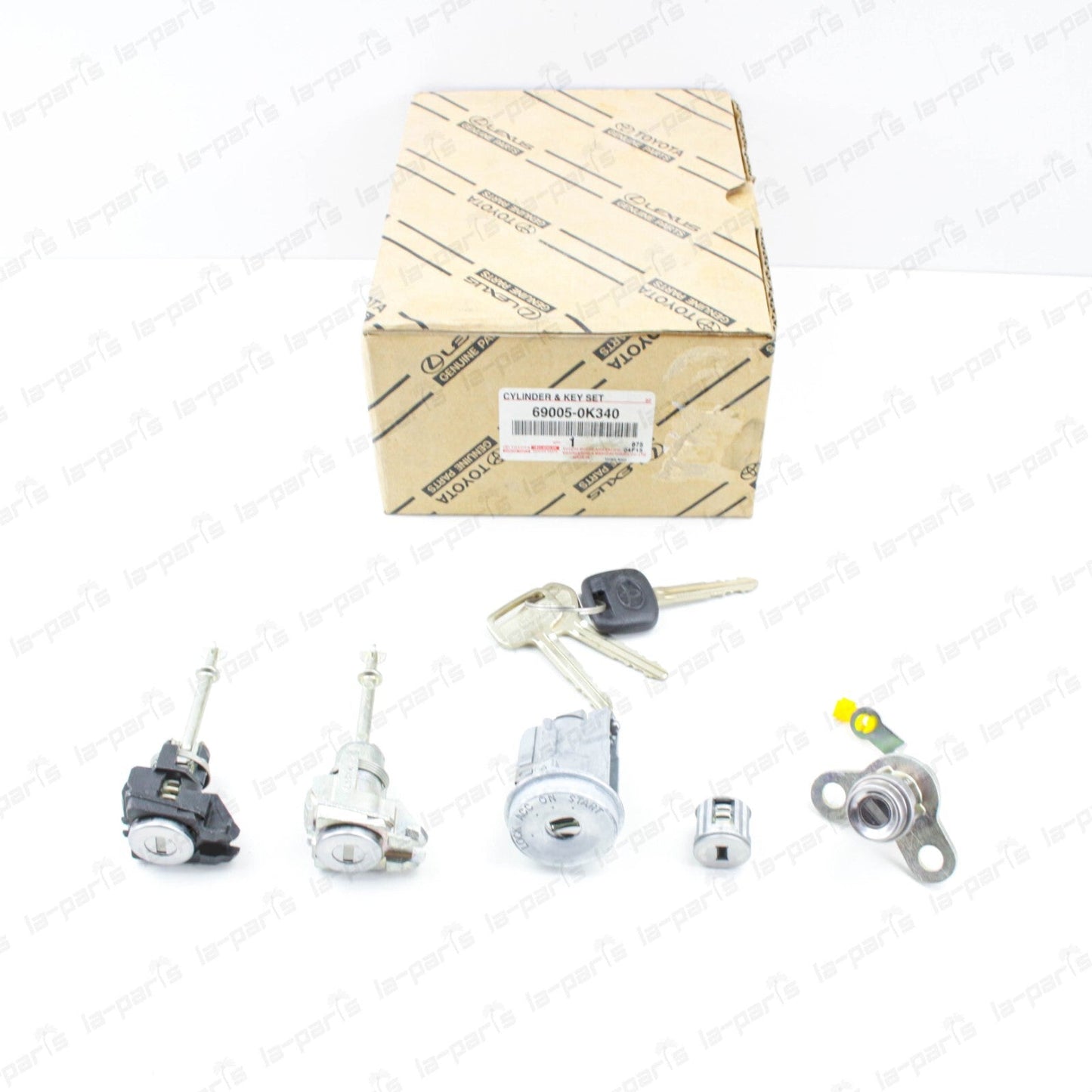 New Genuine Toyota 2005-2011 HILUX Lock Cylinder Set 69005-0K340