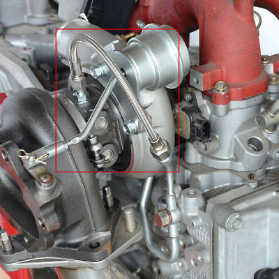 Kinugawa Turbo Oil Feed Line Kit for SUBARU AVCS w/ Garrett T3 T4 JB Turbo