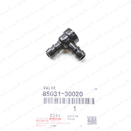 Genuine Toyota Land Cruiser Supra Headlamp Cleaner Washer Hose Valve 85031-30020