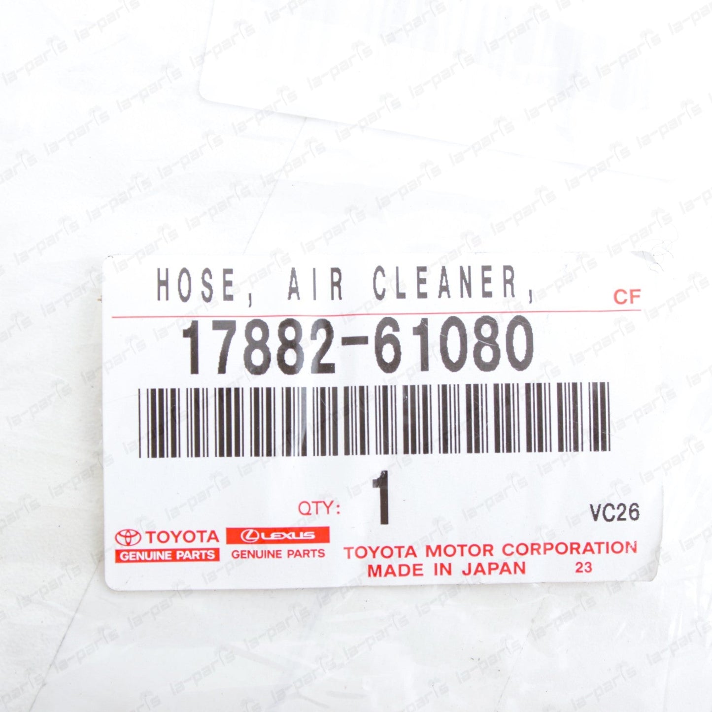 New Genuine Toyota 1991-1993 Land Cruiser FZJ80 Air Cleaner Hose 17882-61080