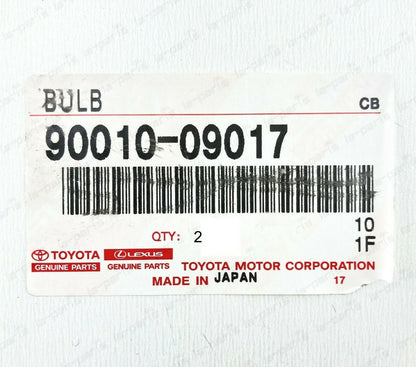 NEW GENUINE TOYOTA 90010-09017 COOLER CONTROL SWITCH BULB  SET OF 2