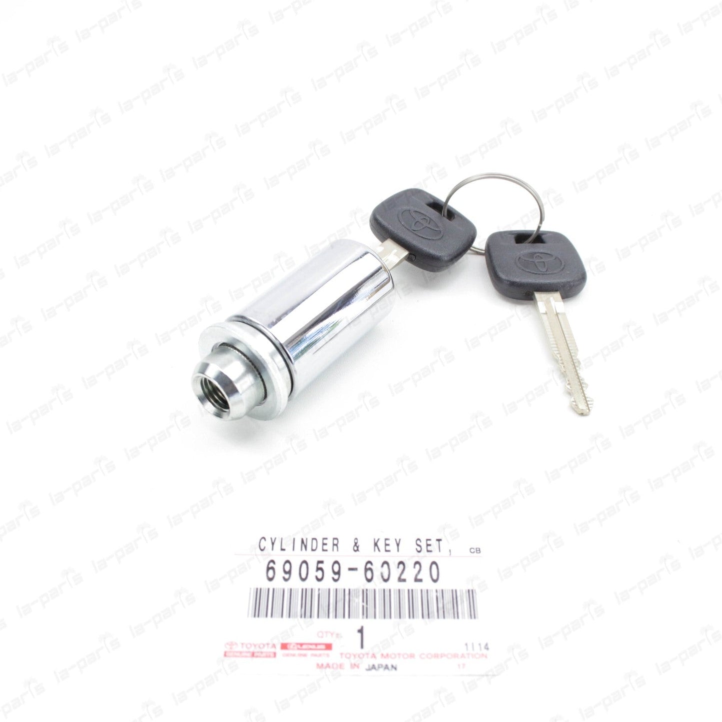NEW GENUINE TOYOTA FJ CRUISER CYLINDER & KEY SET SPARE WHEEL LOCK 69059-60220