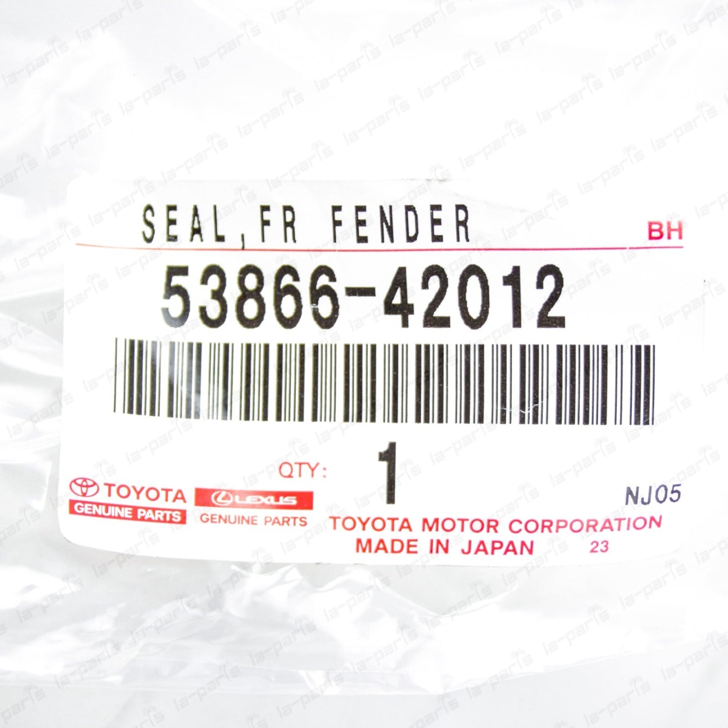 New Genuine OEM Toyota 06-12 RAV4 Front Fender To Cowl Side Seals SET of 2
