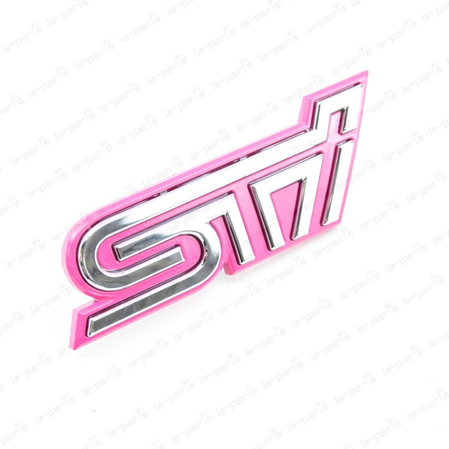 NEW GENUINE SUBARU 2004 IMPREZA WRX STI GDB FRONT GRILL EMBLEM BADGE PINK JDM